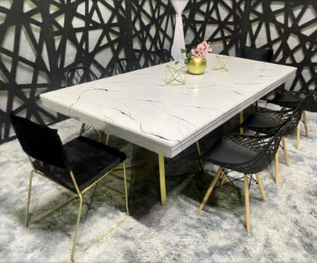 Mesa Glam Style - Acabado Natural/Textura