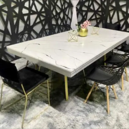 Mesa Glam Style – Acabado Natural/Textura