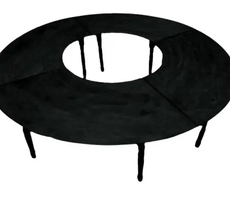 Mesa Herrería Obelisco Negra