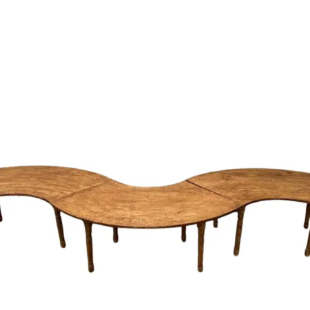 Mesa Serpentina (Medias Lunas de Madera)